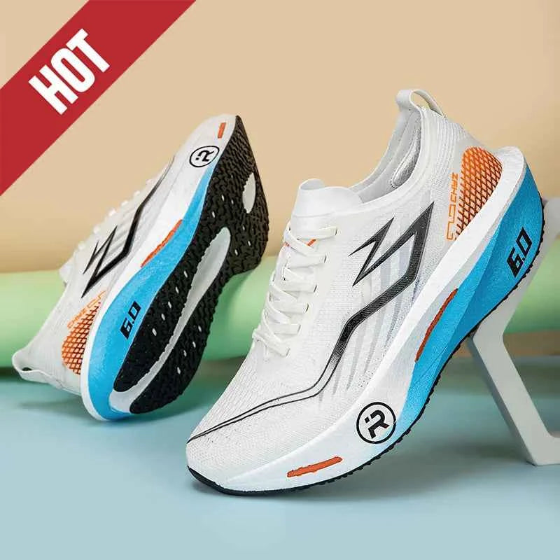 Running Shoes Carbon Board Profession Marathon Men Sports Breathable Lightweight Women's Comfortable Athletic Nonskid Sneakers