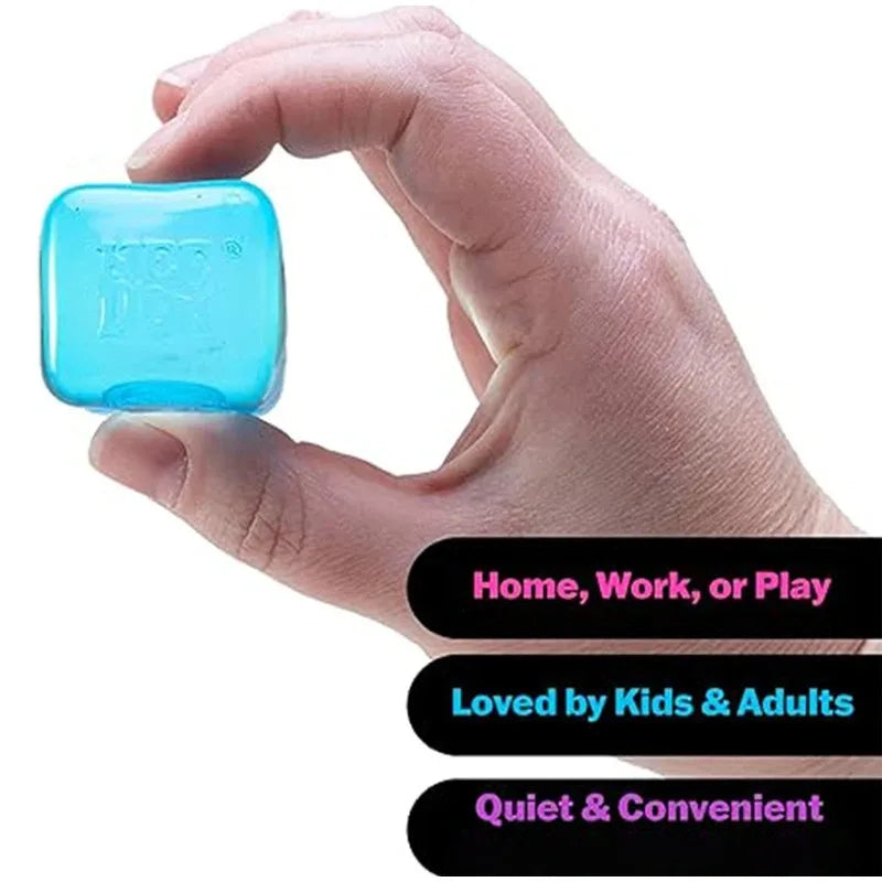 Schylling Needoh Nice Cube Sensory Fidget Toy Stress Relief Squishy Squeeze Cube Anti-Anxiety Focus Toy for Adults ADHD Autism