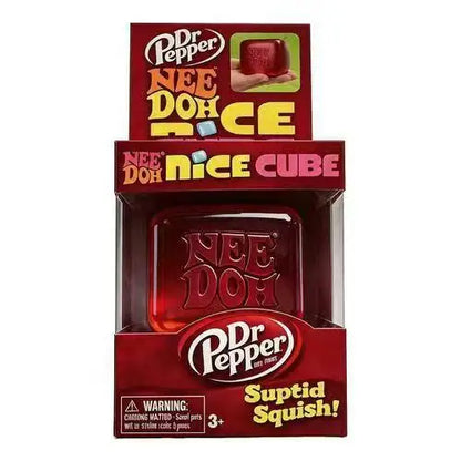 Schylling Needoh Nice Cube Sensory Fidget Toy Stress Relief Squishy Squeeze Cube Anti-Anxiety Focus Toy for Adults ADHD Autism