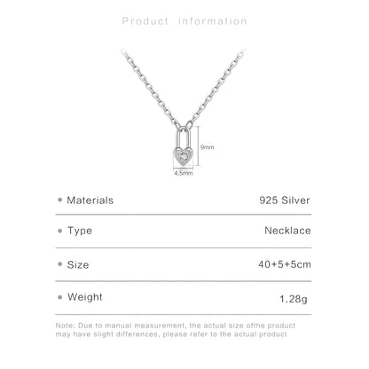 Heartfelt Sterling Silver Pendant Necklace