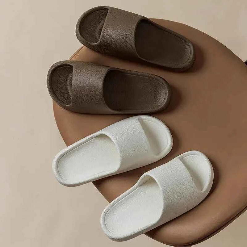 Fashion Women Slippers Summer Flat Lightweight EVA Home Bathroom Slippers Comfort Massage Couples Indoor Slides Shower Shoes