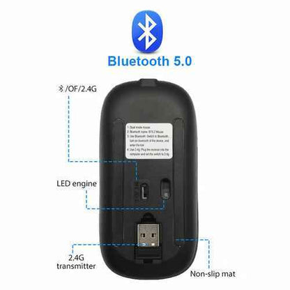 RGB Bluetooth Mouse - Wireless Connectivity for Ultimate Performance