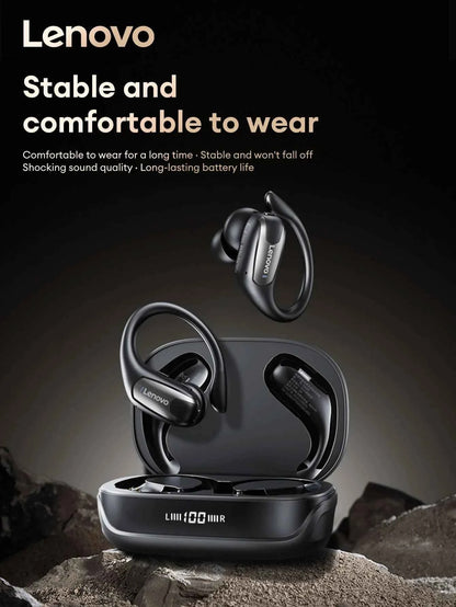 Lenovo EA305 Wireless Bluetooth Earphones - Long Endurance Waterproof Sport Headphones with V5.4 Technology for Gaming
