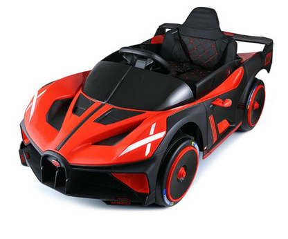 2026 Bugatti Power Wheels 12V Kids Ride On Car with Remote Control and Light Up Wheels
