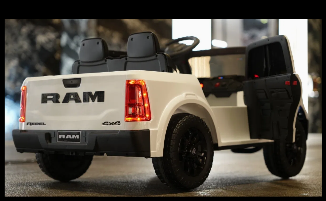 2026 Dodge Ram Kids Ride On Car 24V 2 Seater with Remote Control
