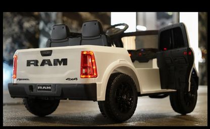2026 Dodge Ram Kids Ride On Car 24V 2 Seater with Remote Control