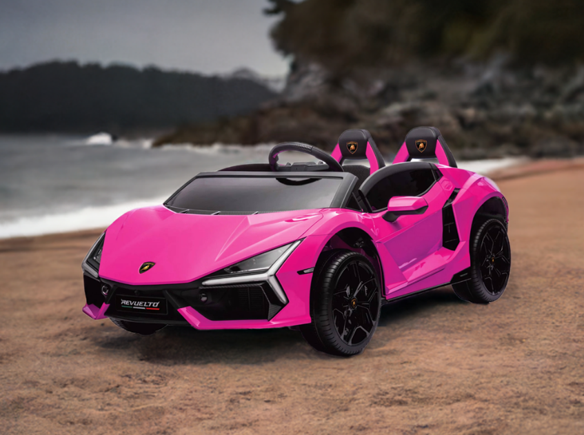 24V Lamborghini Revuelto Kids Ride On Car 4x4 2 Seater with Remote Control