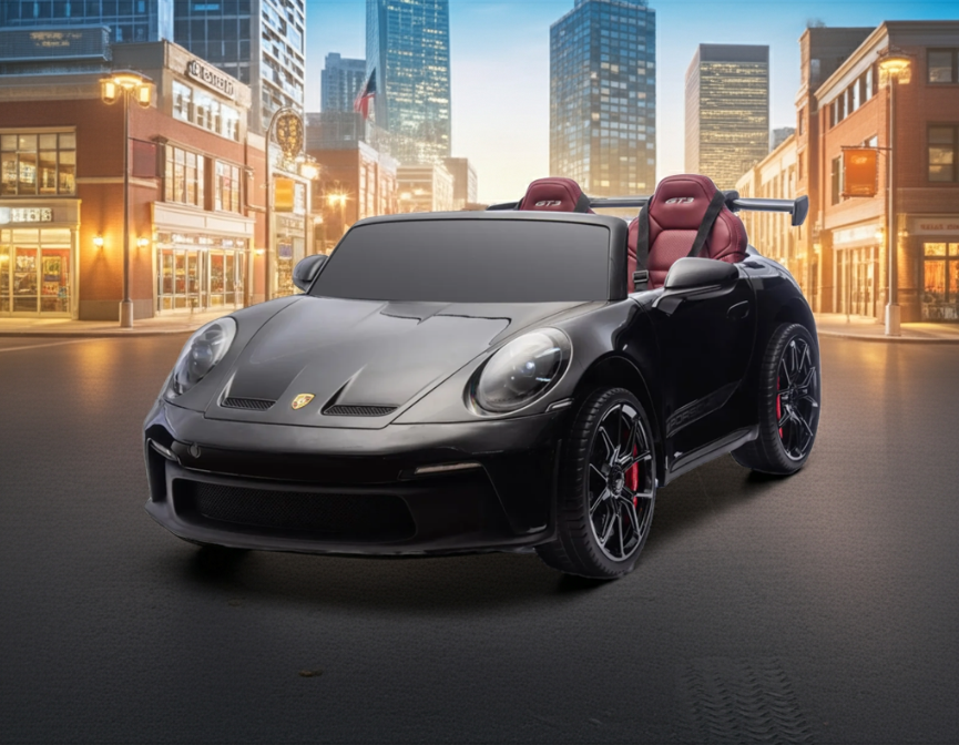 2026 24V Porsche 911 GT3 Kids Ride On Car with NEW Silent Motor for Ultimate Fun