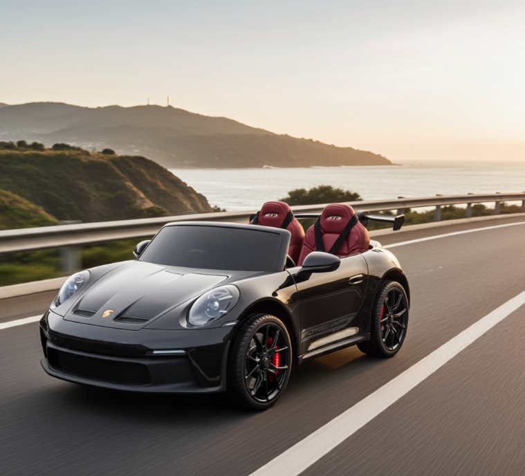 2026 24V Porsche 911 GT3 Kids Ride On Car with NEW Silent Motor for Ultimate Fun