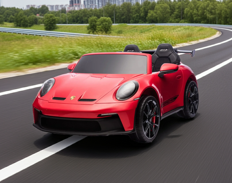 2026 24V Porsche 911 GT3 Kids Ride On Car with NEW Silent Motor for Ultimate Fun
