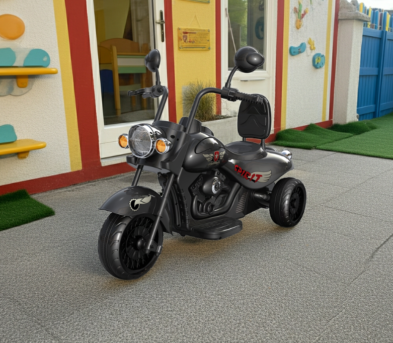 12V Chopper Motorcycle - One Seater Cruiser for Kids