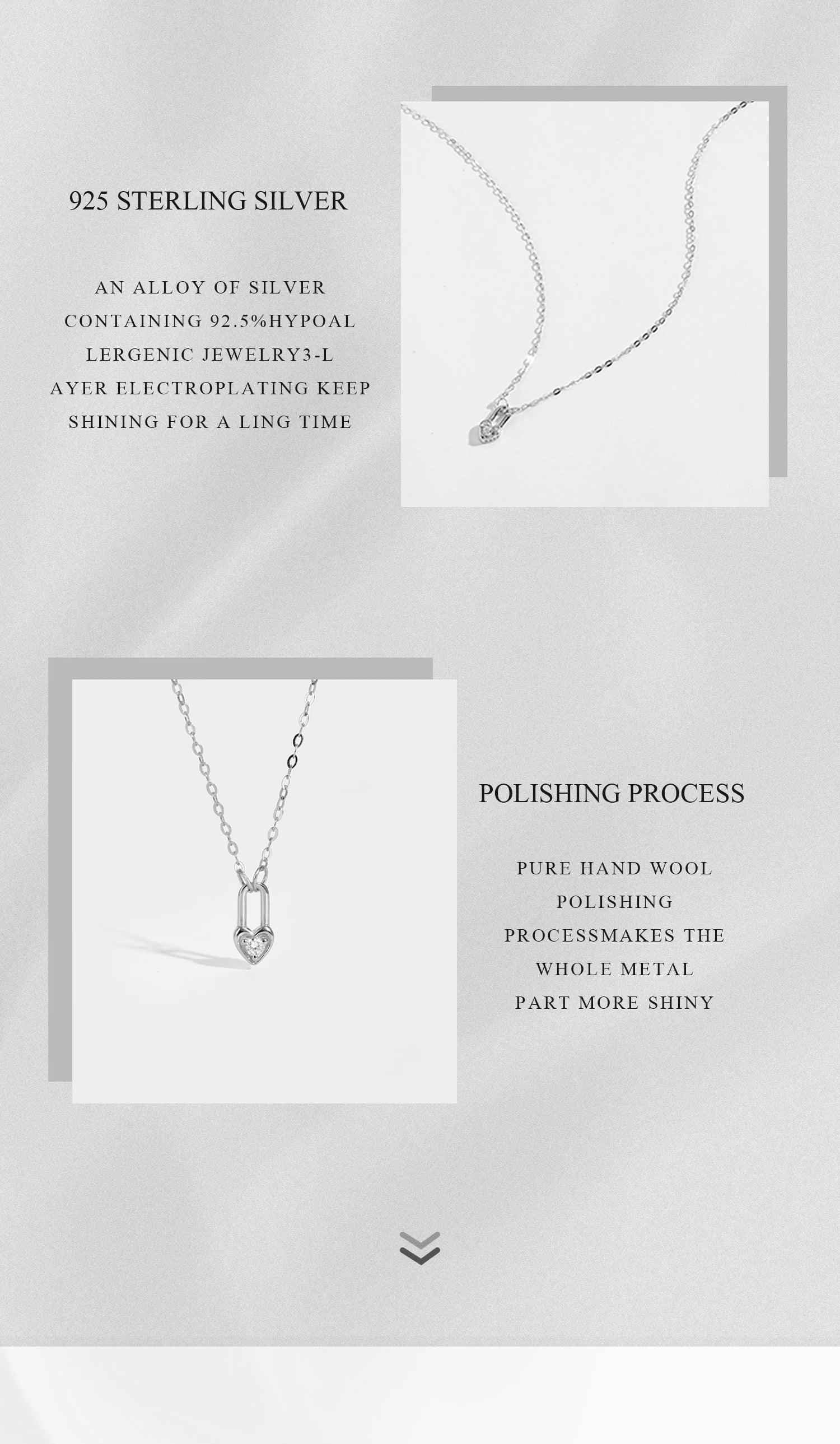 Heartfelt Sterling Silver Pendant Necklace