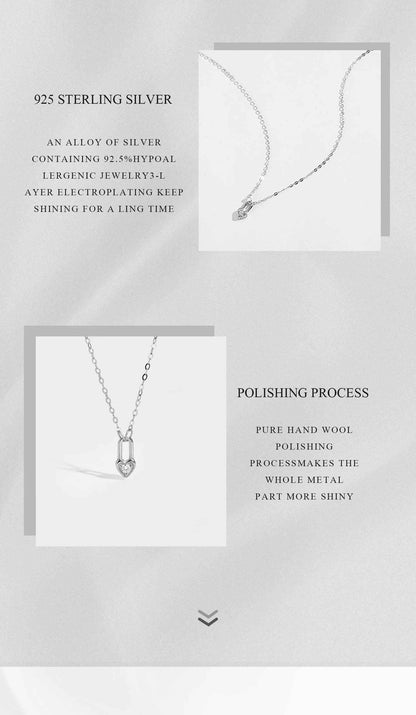 Heartfelt Sterling Silver Pendant Necklace