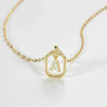 Personalized Initial Necklace in 925 Sterling Silver