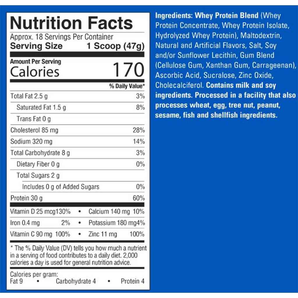 Six Star 100% WHEY PROTEIN+, 1.8lb