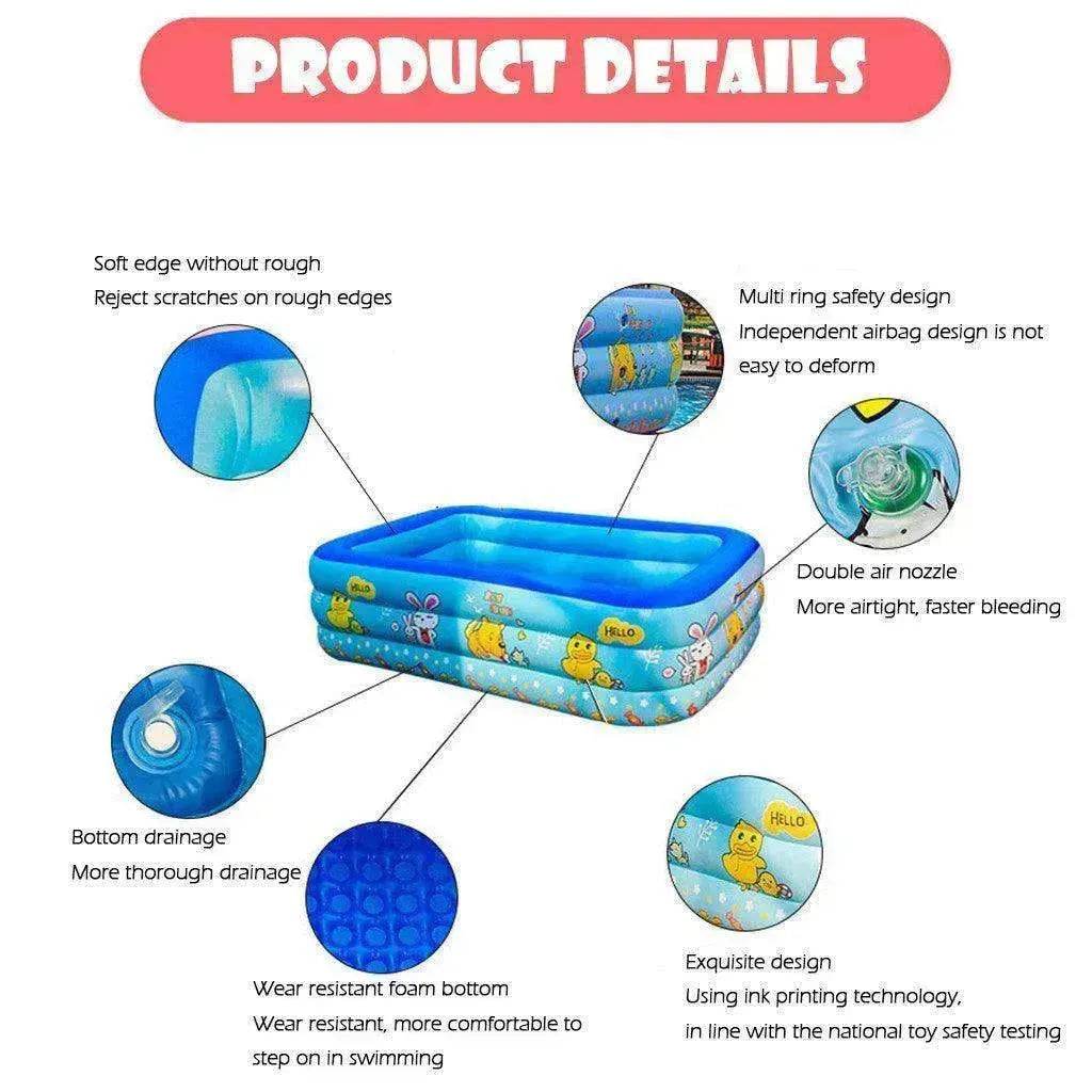 Swimming Pool – Thickened Full-Size Inflatable Family Lounge