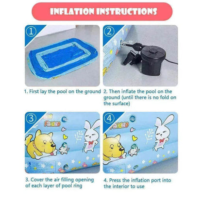 Swimming Pool – Thickened Full-Size Inflatable Family Lounge