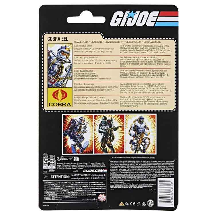 G.I. Joe Classified Series Retro Cardback Cobra Eel