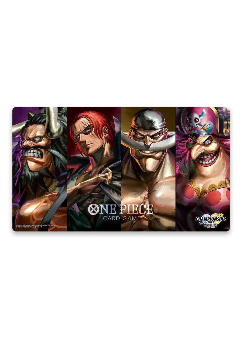 One Piece Playmat and Card Case Set - Former Four Emperors