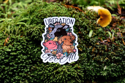 Vegan Liberation Sticker