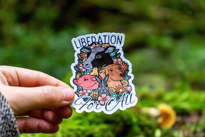 Vegan Liberation Sticker