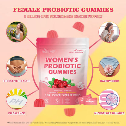 Women's Probiotic Gummies Cranberry Probiotic Gummies