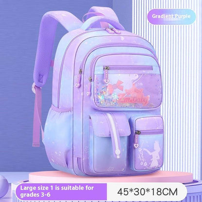 Children’s Cartoon School Bag – Load-Reducing Backpack