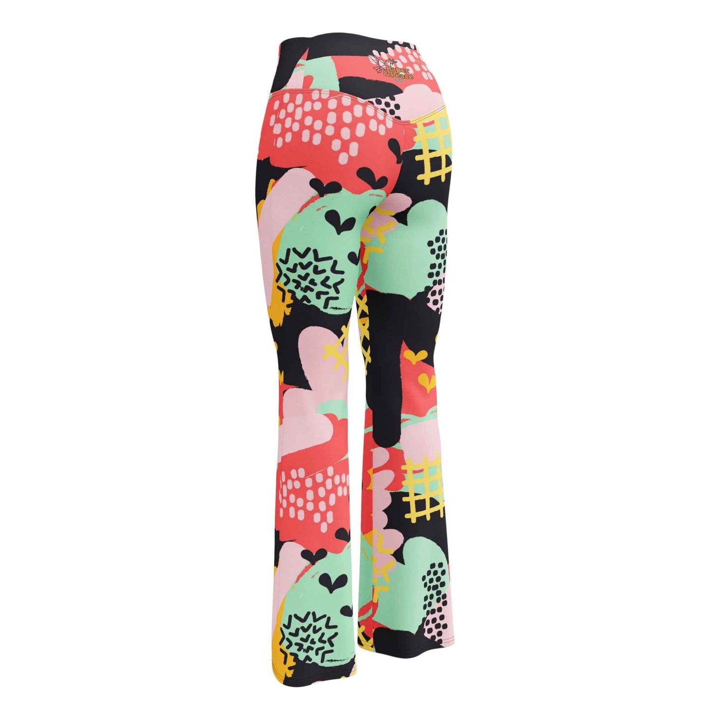 Abstract Joyride Flare leggings