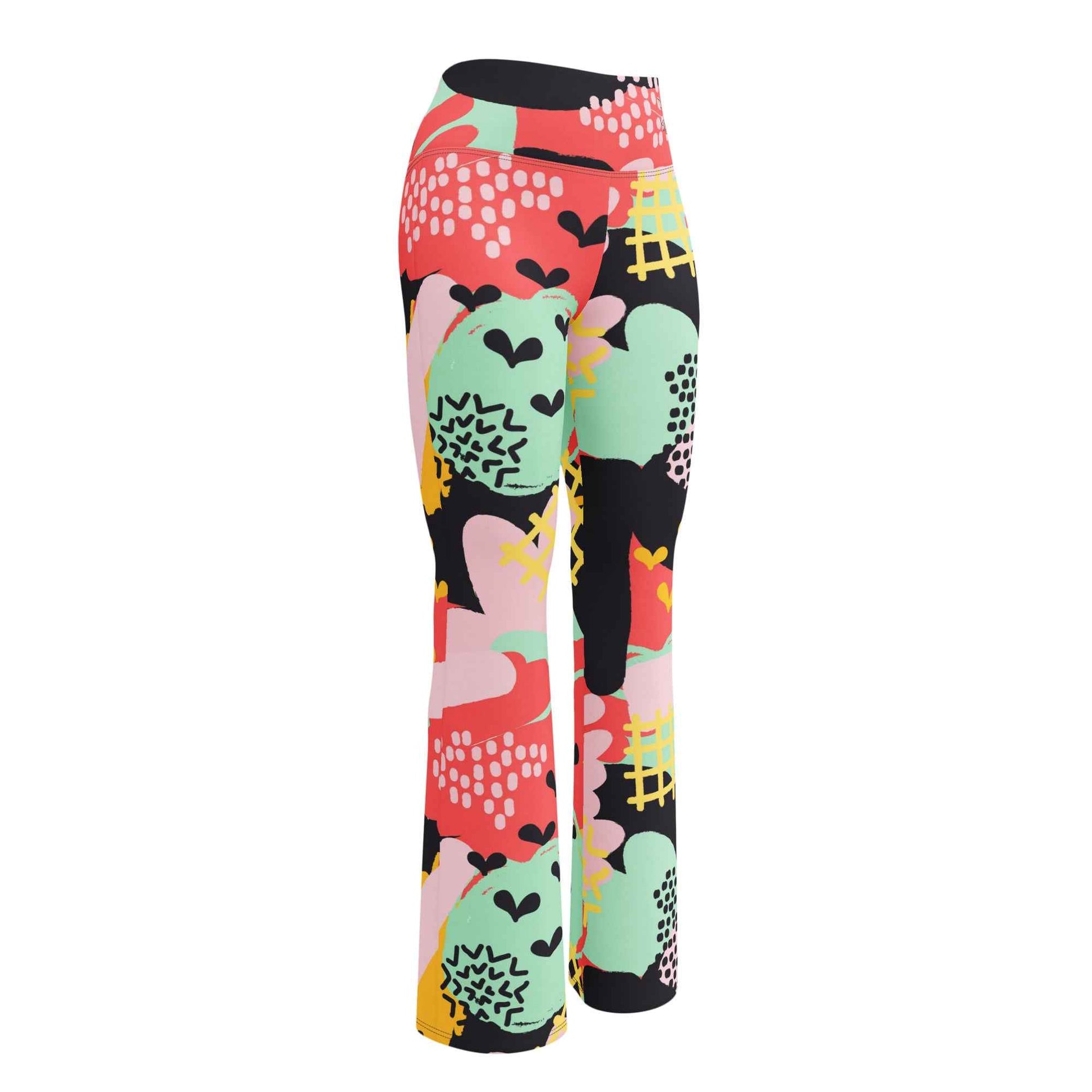 Abstract Joyride Flare leggings
