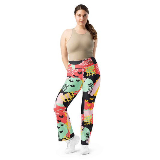 Abstract Joyride Flare leggings