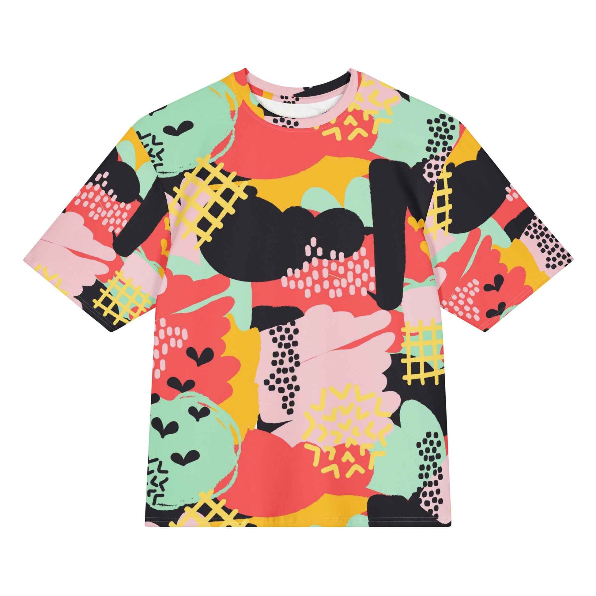 Abstract Joyride Oversized cotton t-shirt