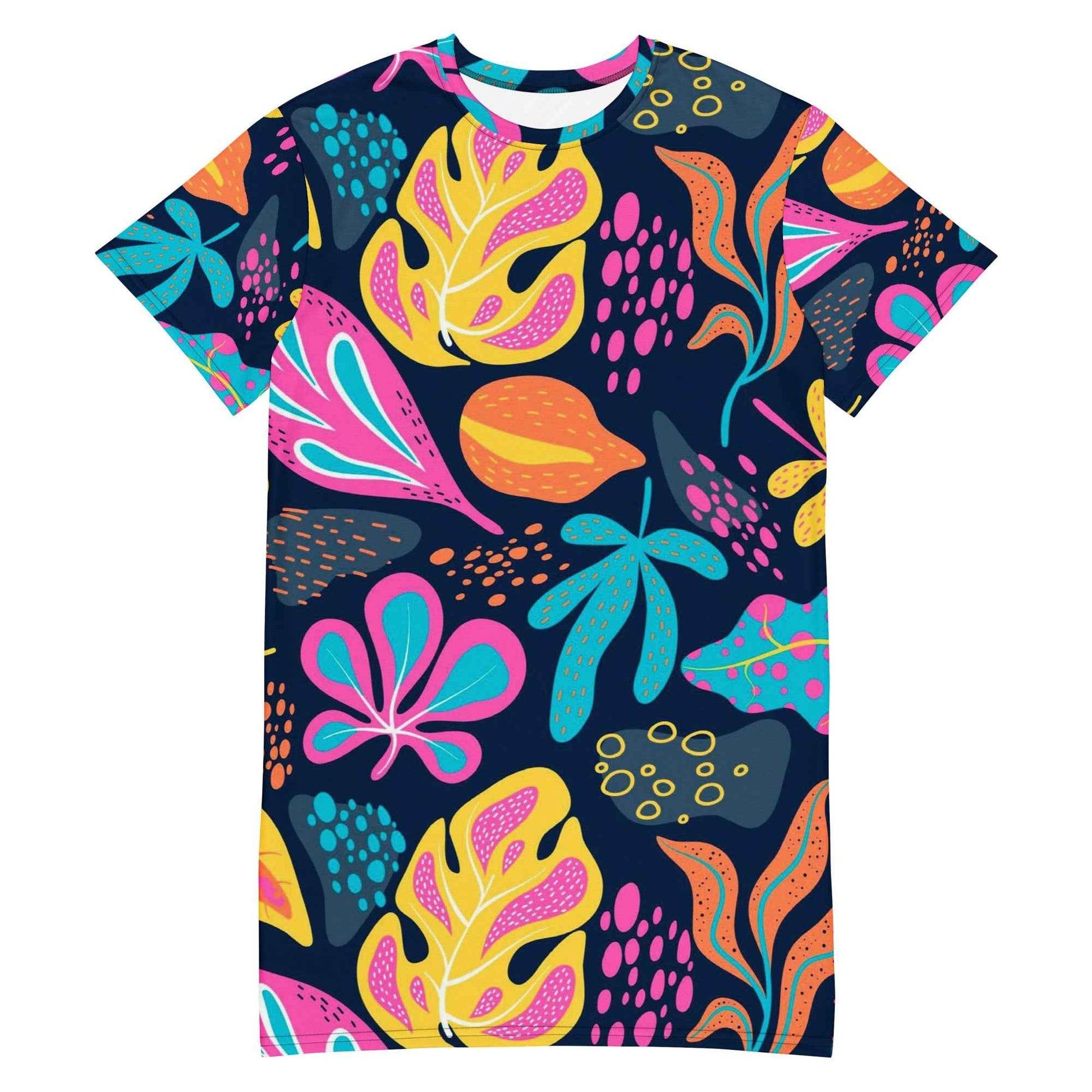 After-Dark Botanica T-shirt dress