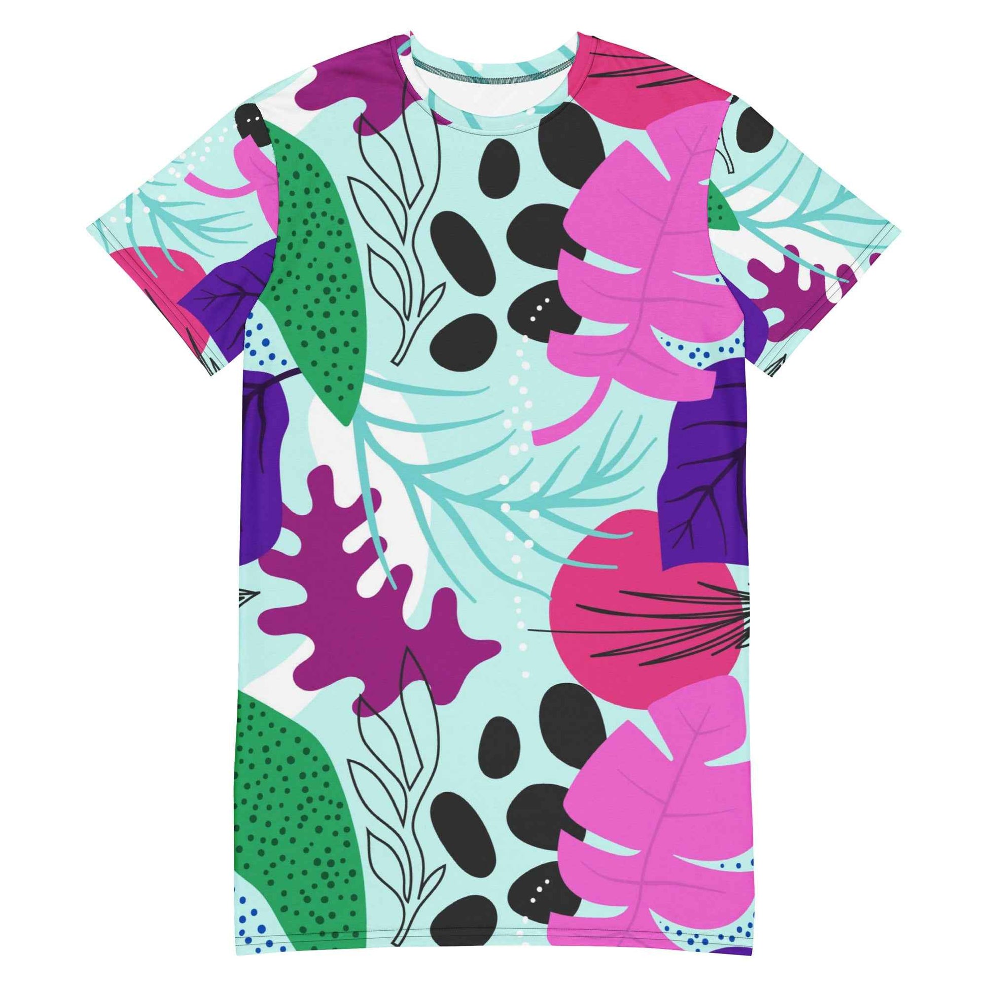 Serene Jungle Vibes T-shirt dress