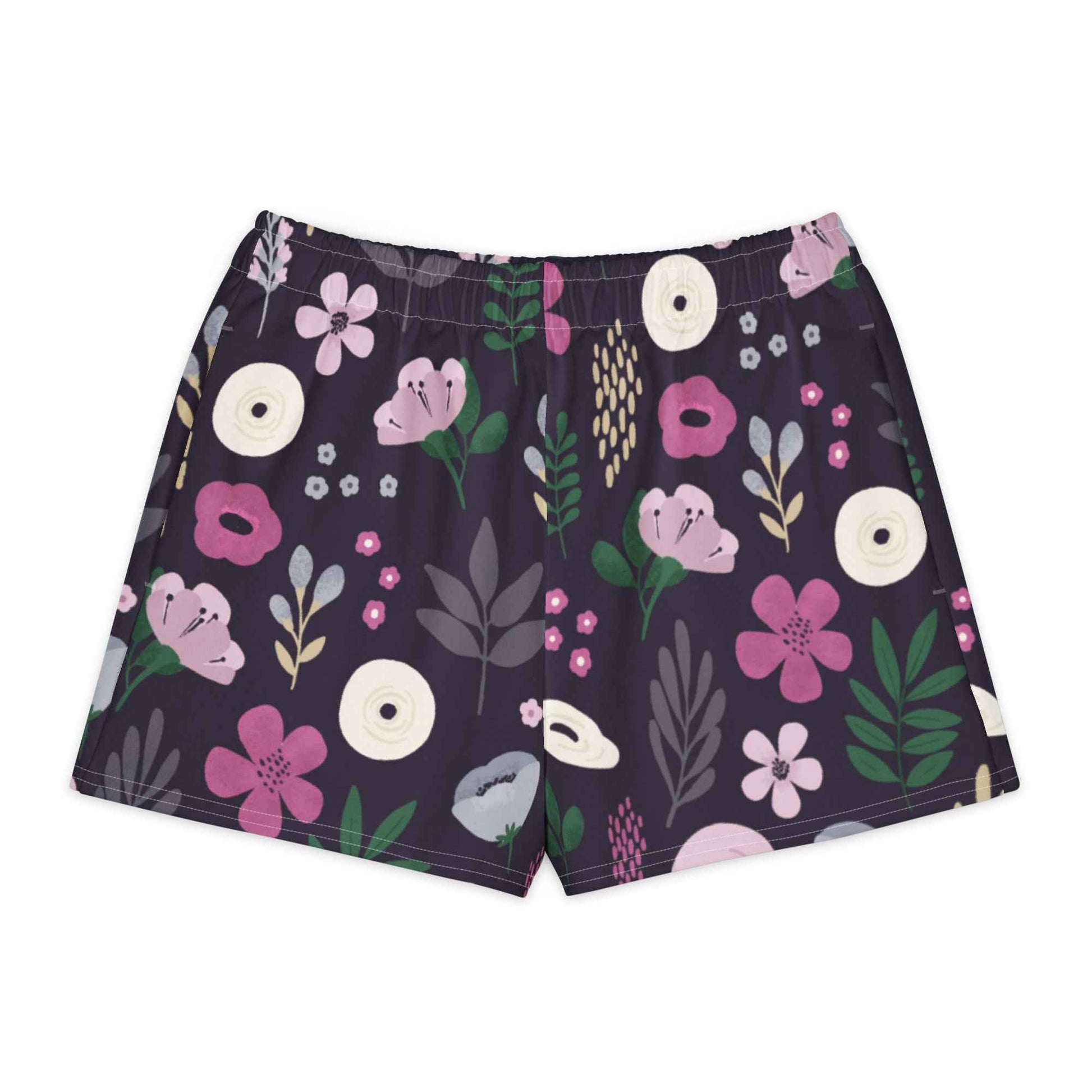 Berry Blossom Fields cotton shorts
