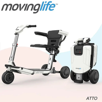 Moving Life ATTO Mobility Scooter ML-AT-0100-B2 | Foldable Travel Electric Scooter Canada