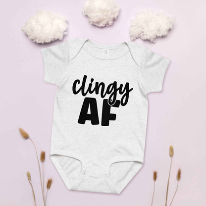 Clingy AF Baby Onesie