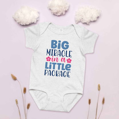 Tiny But Mighty Miracle Baby Onesie