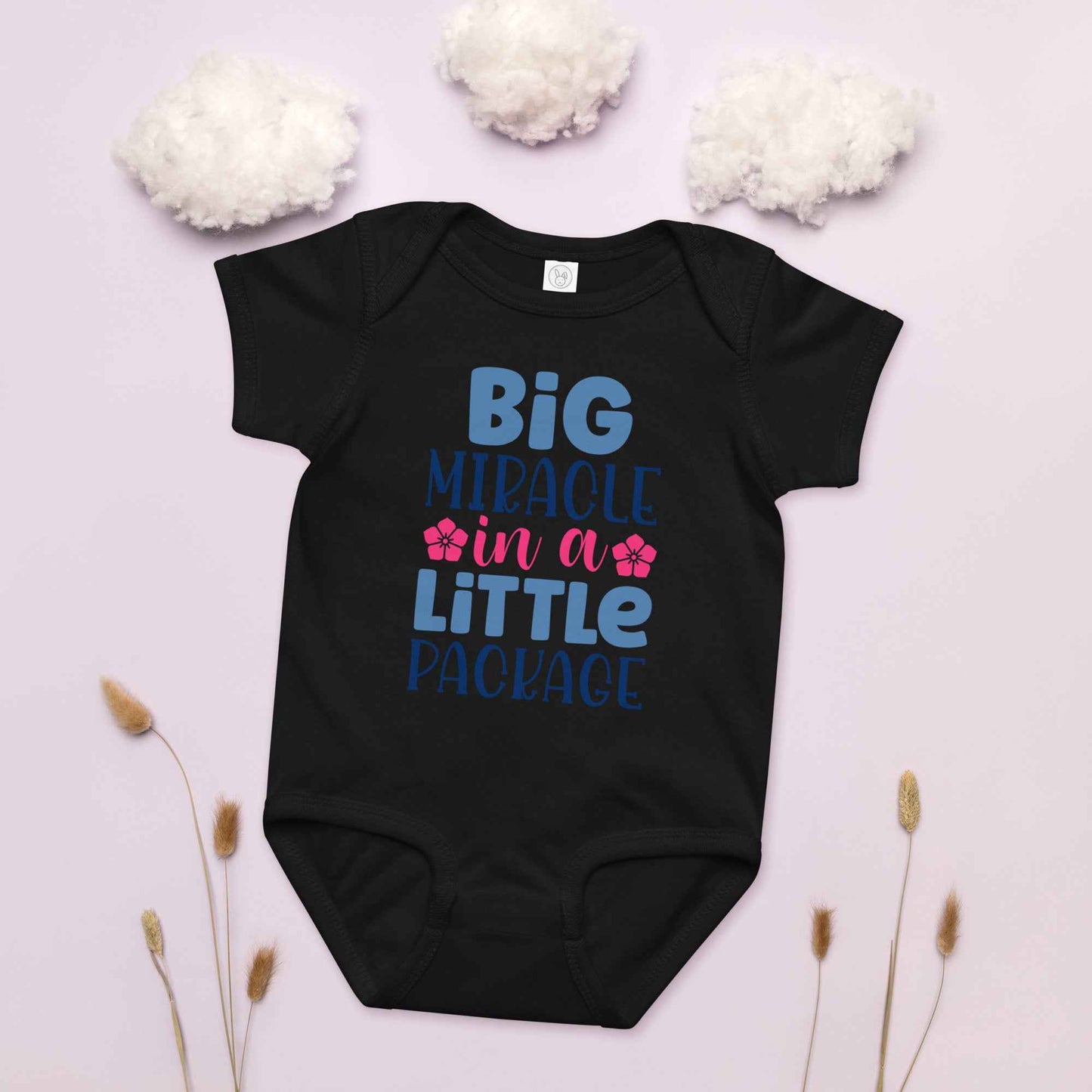 Tiny But Mighty Miracle Baby Onesie