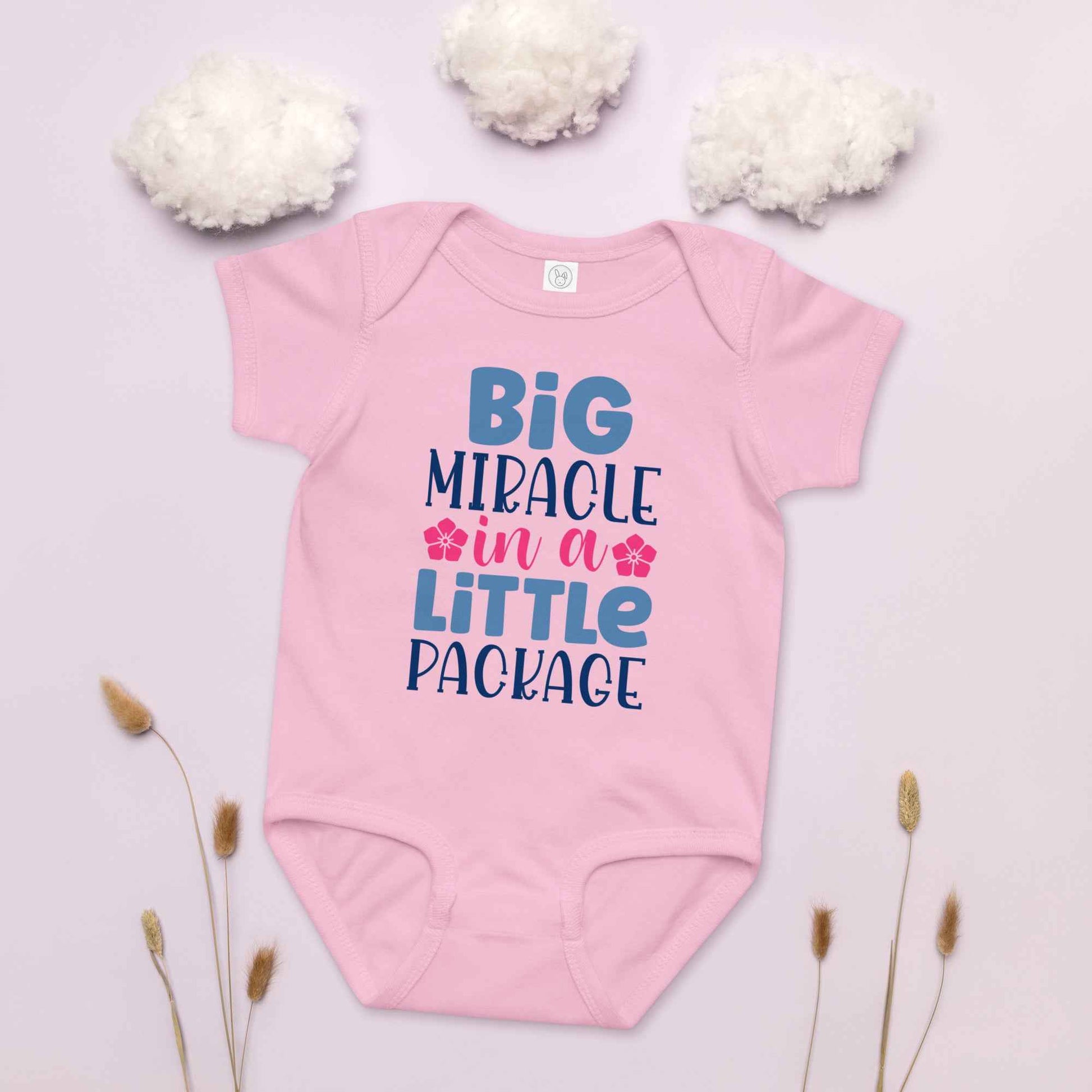 Tiny But Mighty Miracle Baby Onesie