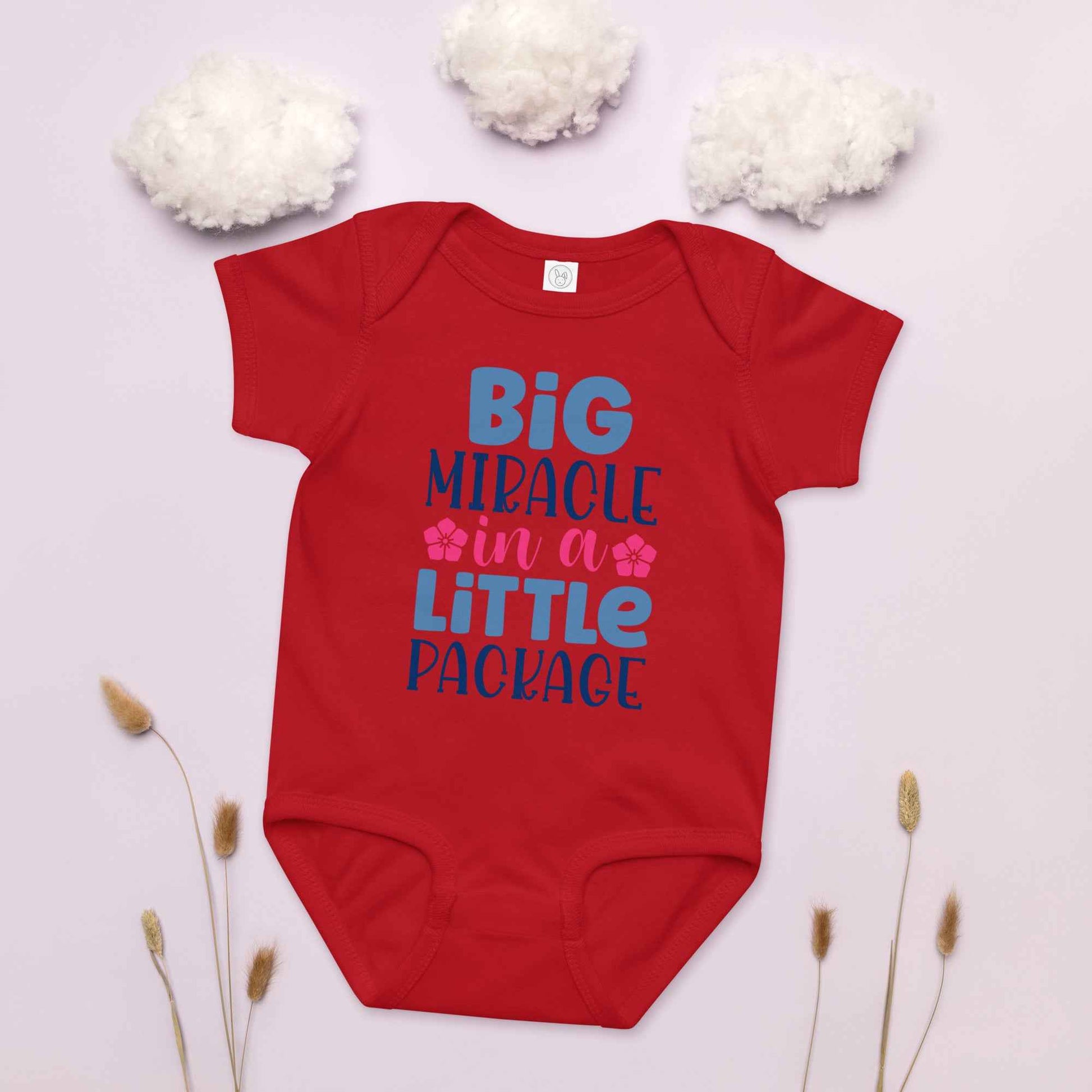 Tiny But Mighty Miracle Baby Onesie