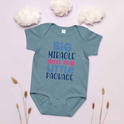 Tiny But Mighty Miracle Baby Onesie