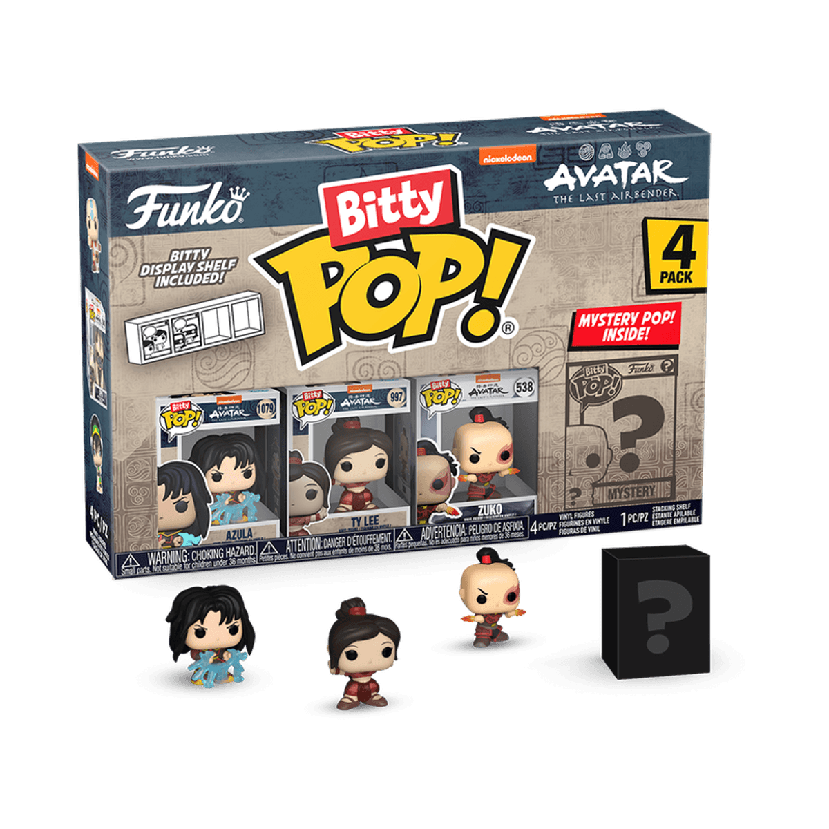 Bitty POP! Avatar the Last Airbender Azula, Ty Lee, Zuko