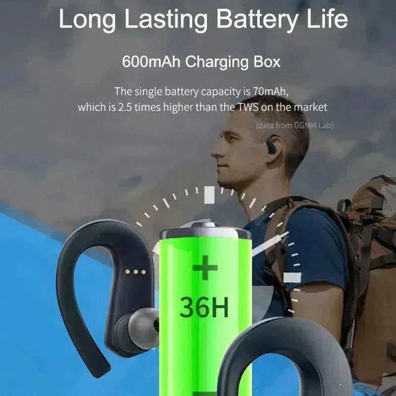 Wireless sports headphones