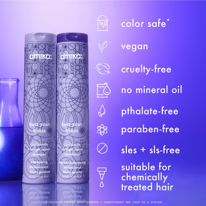 Amika Bust Your Brass Cool Blonde Strength Repair Conditioner