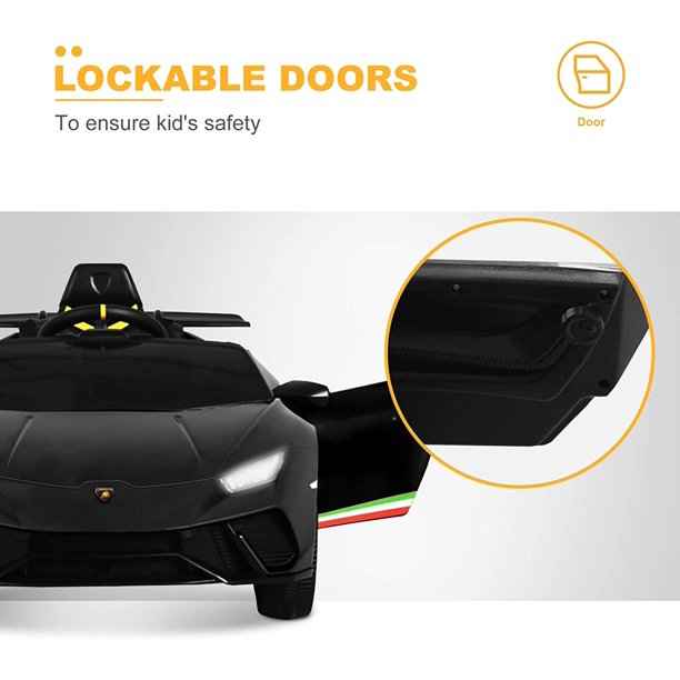 PREORDER 2026 Lamborghini Huracan Kids Electric Car 12V DELUXE Ride On with Remote Control