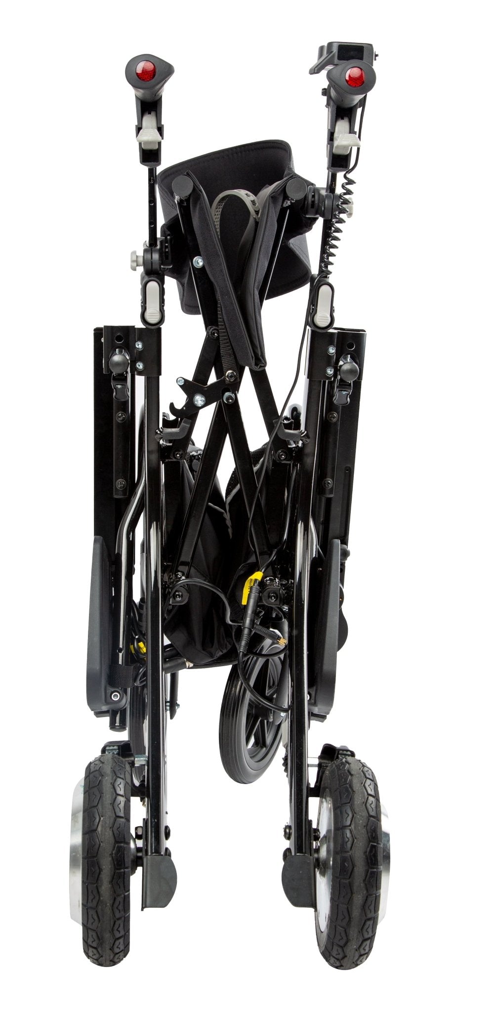 EZee Life CH4077 Folding Electric Rollator with Seat | 4-in-1 Power Assist Walker Canada