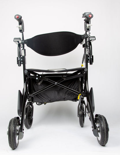 EZee Life CH4077 Folding Electric Rollator with Seat | 4-in-1 Power Assist Walker Canada