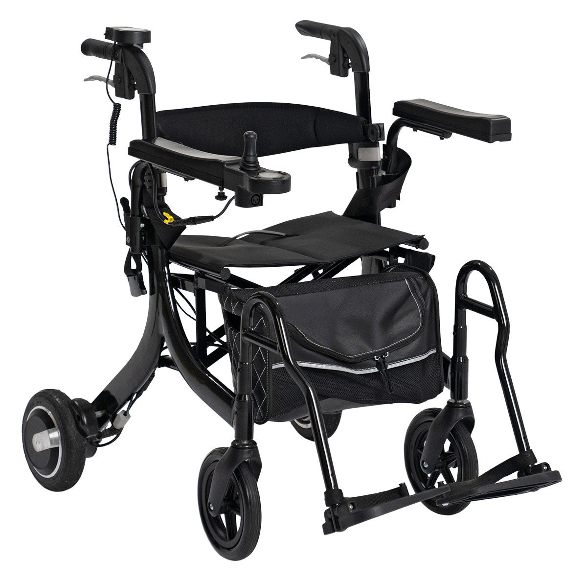 EZee Life CH4077 Folding Electric Rollator with Seat | 4-in-1 Power Assist Walker Canada