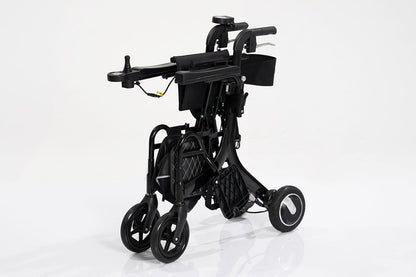 EZee Life CH4077 Folding Electric Rollator with Seat | 4-in-1 Power Assist Walker Canada