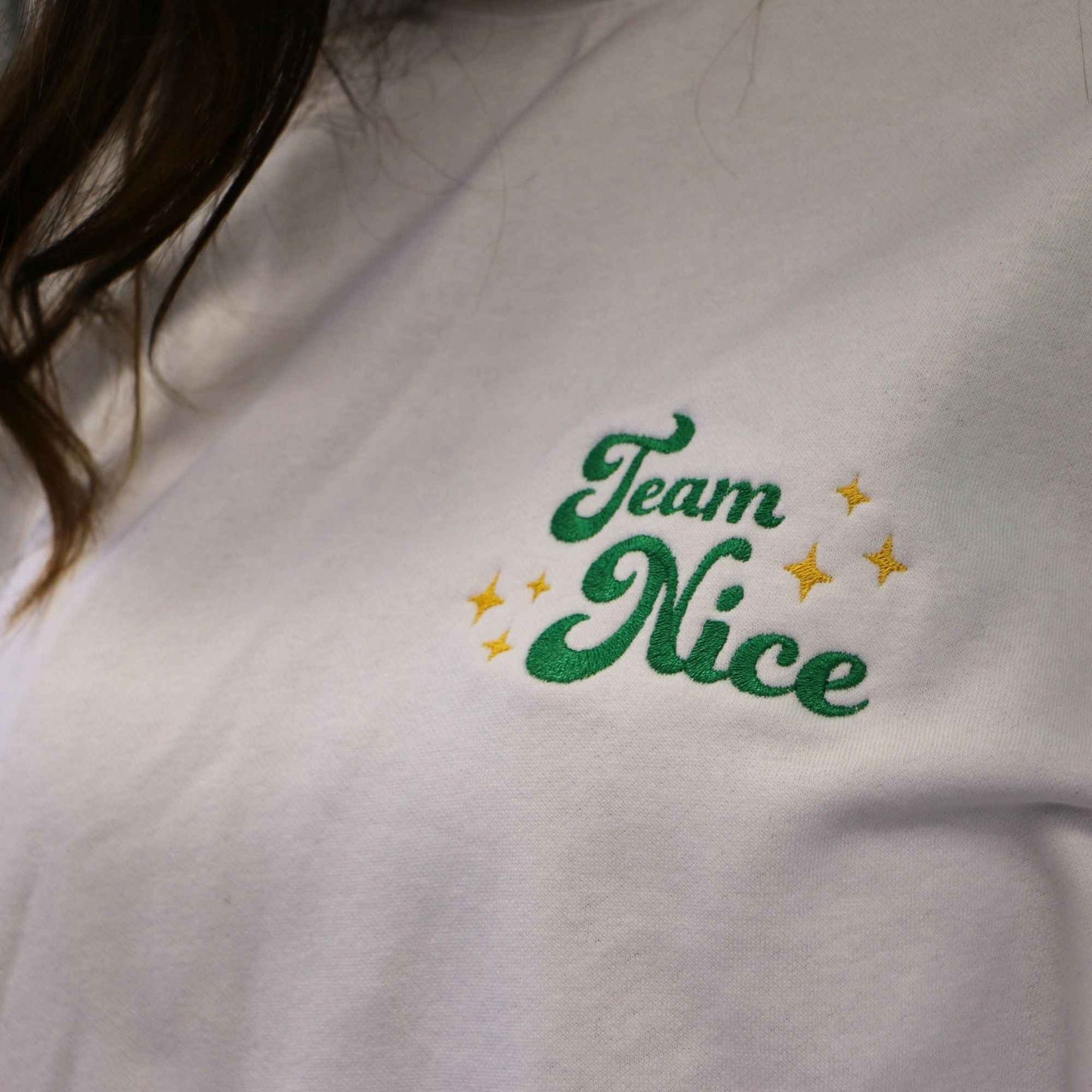 Crewneck "Team Nice" brodé